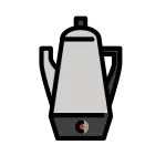 Electric Coffee Percolator SVG Icon